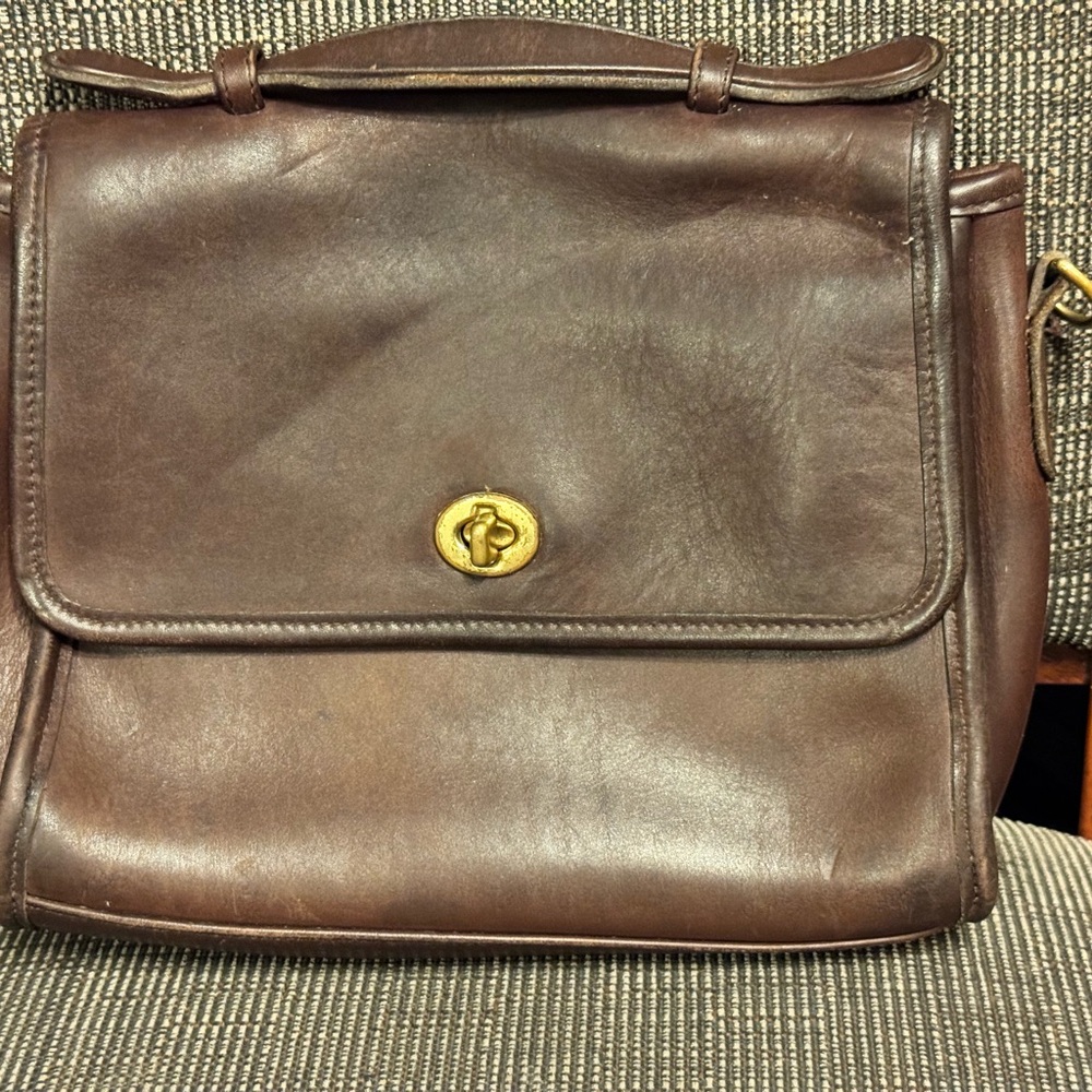 Brown Leather Men's Bag